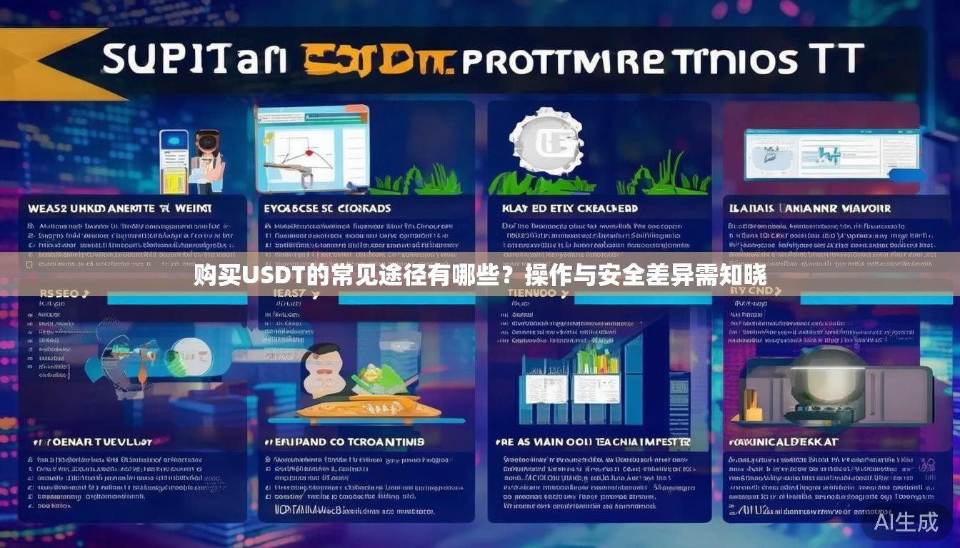 购买USDT的常见途径有哪些？操作与安全差异需知晓