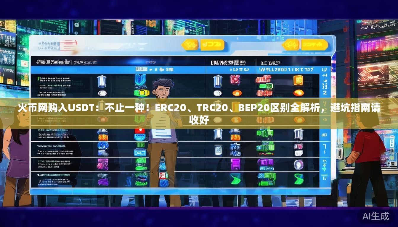 火币网购入USDT：不止一种！ERC20、TRC20、BEP20区别全解析，避坑指南请收好