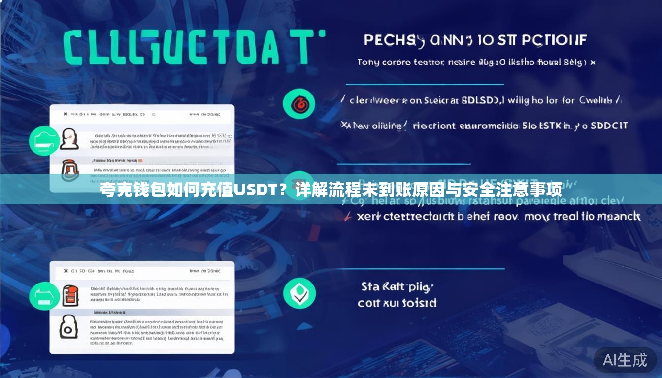 夸克钱包如何充值USDT？详解流程未到账原因与安全注意事项