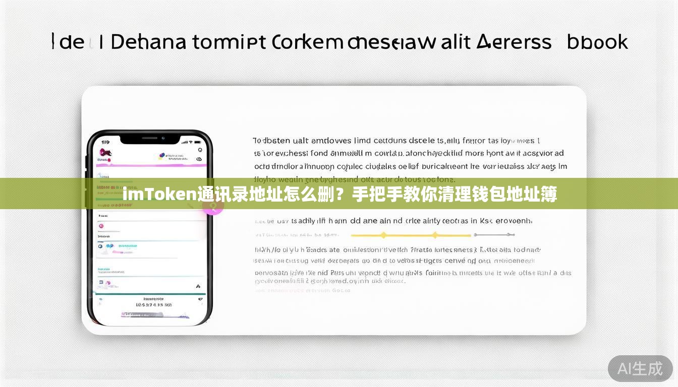 imToken通讯录地址怎么删？手把手教你清理钱包地址簿
